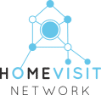 A logo of a "Home Visit Network"