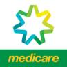 A logo of medicare